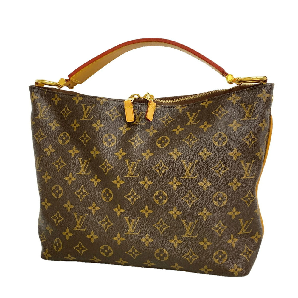 LOUIS VUITTON Authentic Brown Monogram Tote Bag